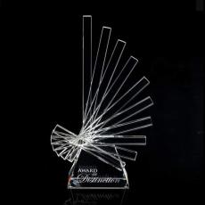 Tendrillar Unique Crystal Award - Awards and Trophies