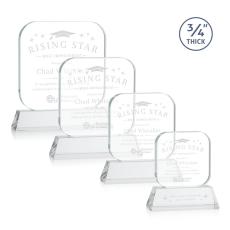 Employee Gifts - App Clear on Newhaven Square / Cube Crystal Award