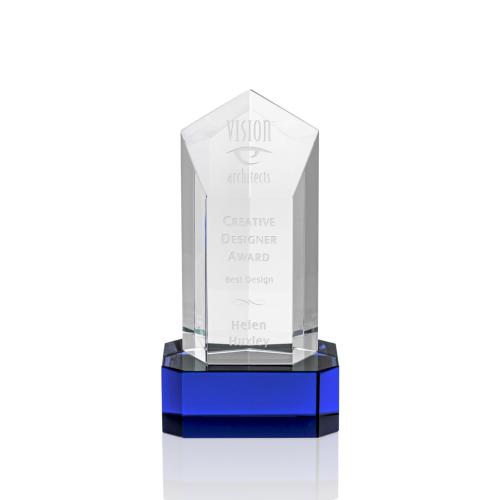 Awards and Trophies - Jolanda Blue  on Base Towers Crystal Award