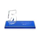 Northam Anniversary Blue Number Crystal Award