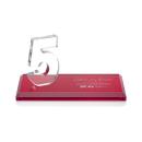 Northam Anniversary Red Number Crystal Award