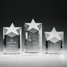 Employee Gifts - Star Pillar Star Crystal Award