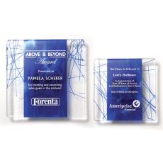 Employee Gifts - Fusion Plaque - Blue