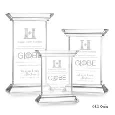 Employee Gifts - Doric Rectangle Crystal Award