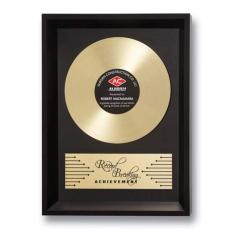 Employee Gifts - Framed Record Breaker Rectangle Metal Award