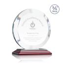 Gibralter Albion Circle Crystal Award