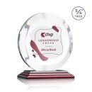 Gibralter Full Color Albion Circle Crystal Award