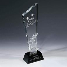 Meteor Shower Star Crystal Award - Awards and Trophies