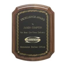 Employee Gifts - Notched Corner Plaque