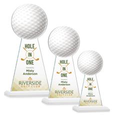 Employee Gifts - Edenwood Golf Full Color White Towers Crystal Award