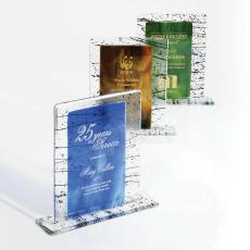 Employee Gifts - Triumph Fusion Rectangle Glass Award