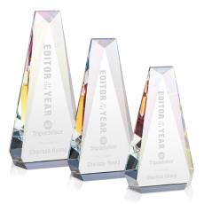 Carmel Prismatic Tear Drop Crystal Award - Crystal Awards