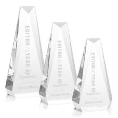 Carmel Clear Tear Drop Crystal Award - Crystal Awards
