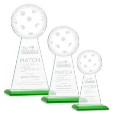 Employee Gifts - Edenwood Pickleball Green Towers Crystal Award