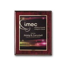 Employee Gifts - SpectraPrint Plaque - Rosewood Gold