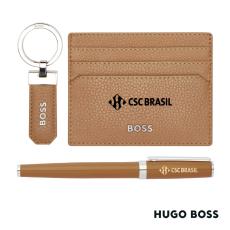 Employee Gifts - Hugo Boss Fountain Pen, Key Ring & Card Holder Set