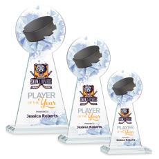 Employee Gifts - Edenwood Hockey Full Color Clear Towers Crystal Award