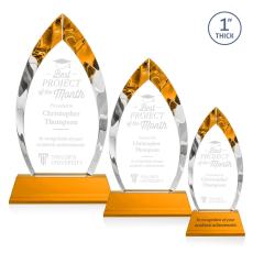 Marinello Amber on Base Peaks Crystal Award - Crystal Awards