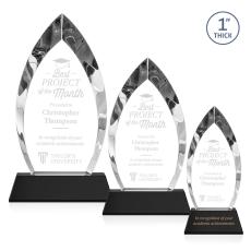 Marinello Black on Base Peaks Crystal Award - Crystal Awards
