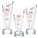 Plymouth Full Color Clear on Paragon Base Peaks Crystal Award