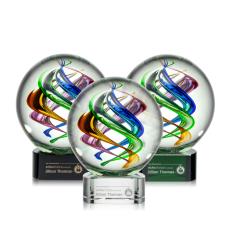 Employee Gifts - Galileo Globe Glass Award