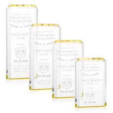 Employee Gifts - Powell Gold Rectangle Acrylic Award