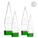 Springfield Green on Paragon Base Diamond Crystal Award