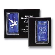 Employee Gifts - Fusion Plaque - Sapphire