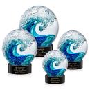Surfside Black on Stanrich Base Globe Glass Award