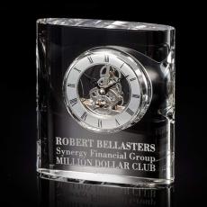 Employee Gifts - Burke Clock Optical Crystal Award