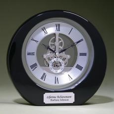 Employee Gifts - Silver Accent Clock