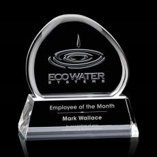 Cappello Liquid Clear Crystal Award - Awards and Trophies