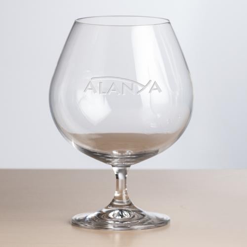 Corporate Gifts - Barware - Woodbridge Brandy Taster - Deep Etch