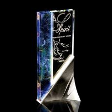 Employee Gifts - Baja Rectangle Glass Award