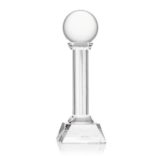 Awards and Trophies - Crystal Awards - Bentham Ball Globe Crystal Award