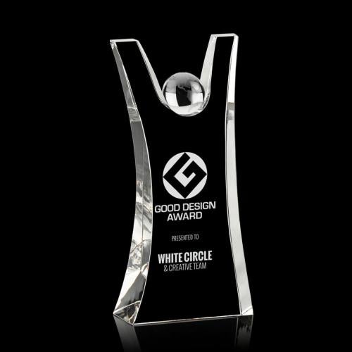 Awards and Trophies - Crystal Awards - Emmet Crystal Award