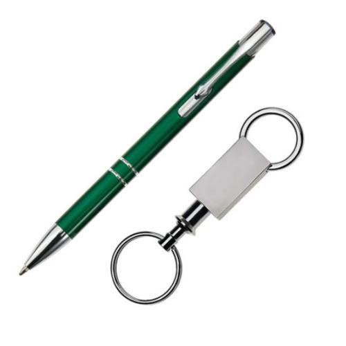 Promotional Products - Writing Instruments - Pen Sets - Clicker Pen/Keyring Gift Set