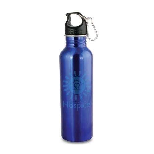 Promotional Products - Drinkware - Bottles - Wide Mouth Flair Bottle with Carabiner - 25oz