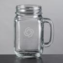 Roswell Drinking Jar - Deep Etch