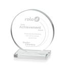 Victoria Clear Circle Crystal Award