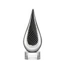 Constanza Clear Tear Drop Glass Award