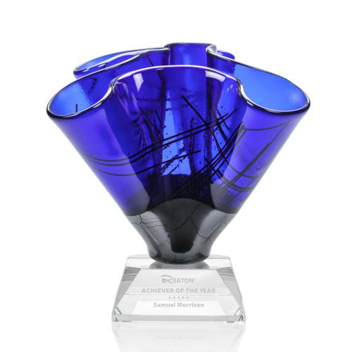 Awards and Trophies - Crystal Awards - Glass Awards - Art Glass Awards - Espirit Unique Glass Award