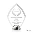 Diamond Hemisphere Laser Engraved Diamond Acrylic Award