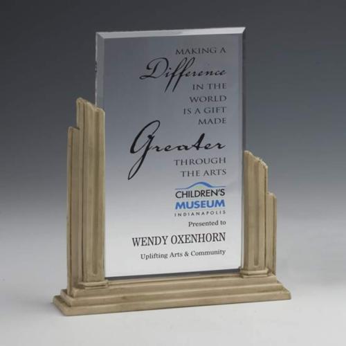 Awards and Trophies - Acrylic Awards - Passageway Rectangle Acrylic Award