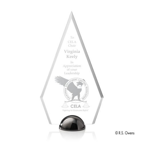 Awards and Trophies - Acrylic Awards - Apex Hemisphere Diamond Acrylic Award