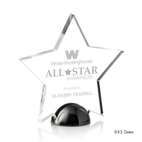 Awards and Trophies - Acrylic Awards - Nova Hemisphere Star Acrylic Award