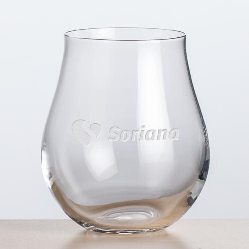 Corporate Gifts - Barware - Wine Glasses - Stemless - Avondale Stemless Wine - Deep Etch