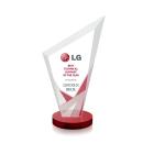 Condor Full Color Red Peaks Crystal Award