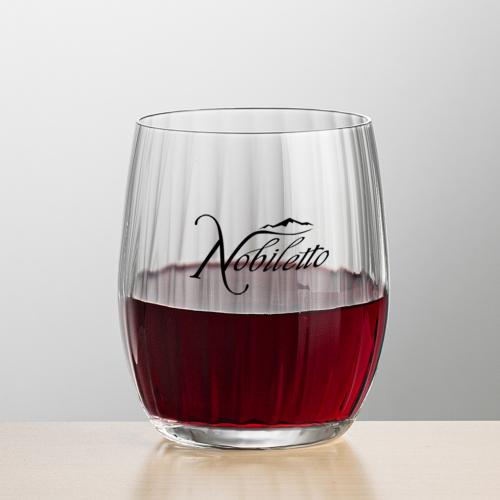 Corporate Gifts - Barware - Wine Glasses - Stemless - Amerling Stemless Wine - Imprinted