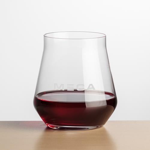 Corporate Gifts - Barware - Wine Glasses - Stemless - Bretton Stemless Wine - Deep Etch